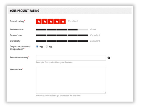 Rating Page